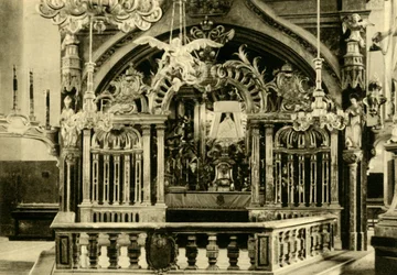 Jungfru Marias altare, Mariazell, Steiermark, Österrike, c1935.