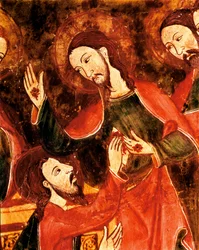 Altartavla av Saint Thomas altare, tempera på trä