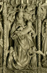 Altartavla, Hallstatt församlingskyrka, Hallstatt, Oberösterreich, c1935.
