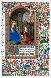 Amadee de Saluces och Jungfrun, mitten av 1400-talet