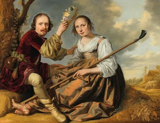 Amaryllis och Mirtillo, 1640-talet.