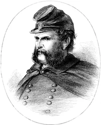 Ambrose Burnside, unionsgeneral för det amerikanska inbördeskriget, c1880