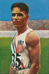 Den amerikanske diskuskastaren Bud Houser, 1928.