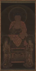 Amitabha-triaden, ca. 1200-talet.