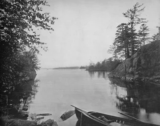 Bland de tusen öarna i St. Lawrence, c1897.