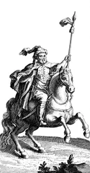 En arabisk ryttare, 1800-talet