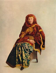 En armenisk kvinna i Kaukasus, 1912