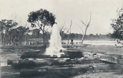 En artesisk brunn, 1923.