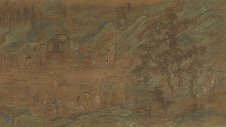 En kejserlig jakt, sena Ming-dynastin, 1500-1600-talet.