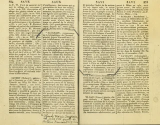 En redogörelse för Claude Marin Saugrain, Antoine Saugrains farbror, 15 februari 1735