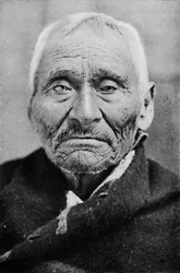 En åldrad Tlingit-indian från Alaska, 1912