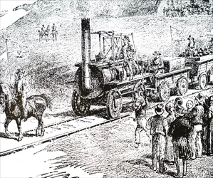 Ett motorlok som jag byggde av George Stephenson
