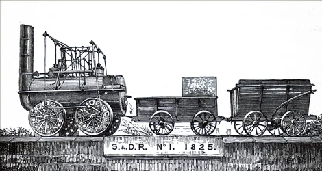 Ett motorlok som jag byggde av George Stephenson