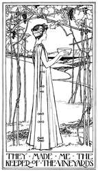 En illustration till Sången om Salomo, 1899