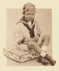 En indikation på en blivande karriär: Prins Albert som passar sjöman, c1900, 1937