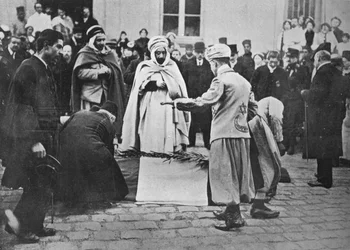 En ovanlig syn i Paris, 1914