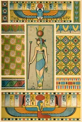 Forntida egyptisk dekoration, 1898.