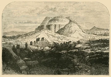 Forntida ruiner i Mugher, 1890.