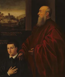 Andrea Renier och hans son Daniele, ca. 15601566.