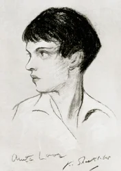 Anita Loos 1888-1981, amerikansk manusförfattare, dramatiker och författare, tidigt 1900-tal