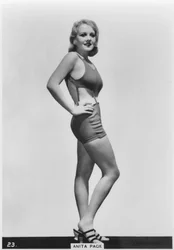 Anita Page, amerikansk skådespelerska, c1938