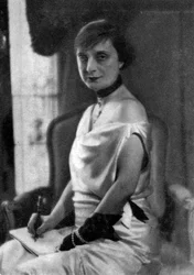 Anna de Noailles, fransk författare, 1930