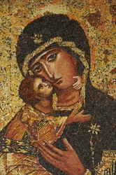 Bebådelsebasilikan: Grekisk jungfru, Nasaret, Israel