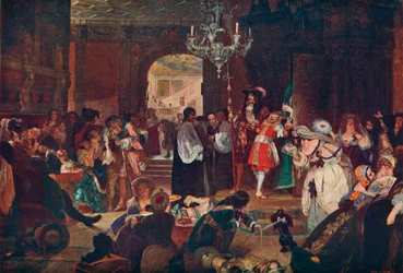 Förkammare i Whitehall under Charles II:s döende ögonblick, 1685 1905