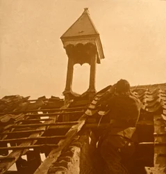 Luftvärnsskjutning, frontlinjen, c1914-c1918