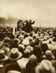 Anti-regeringsdemonstration, Hyde Park, London, 6 februari 1933, 1935.i