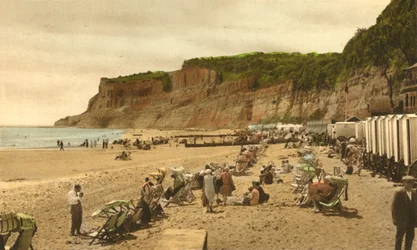 Appley Beach and Cliffs, Shanklin, I.W., 1933.