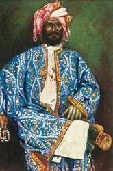 Arabisk pärlhandlare, c1928.