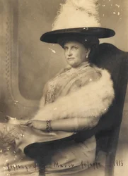 Ärkehertiginna Maria Josepha av Österrike 1867-1944, prinsessa av Sachsen, 1913.