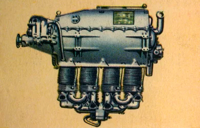 Argus As 8 100 hästkrafter flygplansmotor, 1932.