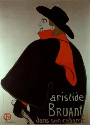 Aristide Bruant i sin kabaré