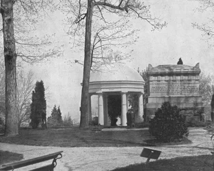 Arlingtonkyrkogården, Virginia, USA, omkring 1900.