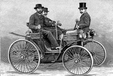 Armand Peugots första bil, 1890