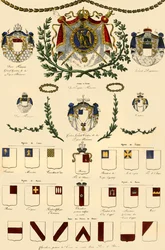 Franska imperiets och den kejserliga adelns vapen, 1806, 1921.