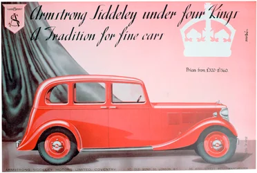 Armstrong Siddeley Motors annons, 1937