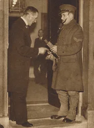 Army Despatch Rider från fortet på nr 10, 1936 1937