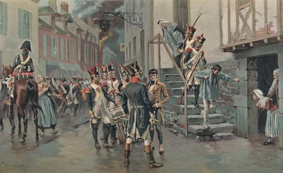 Att arrestera desertörer, 1896