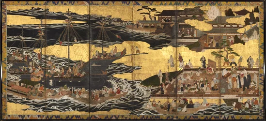 Sydbarbarernas ankomst, ca. 1600.