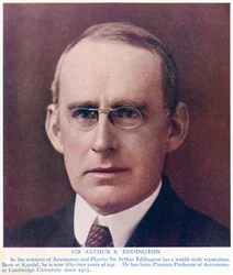 Arthur Stanley Eddington 1882-1944, brittisk astronom och fysiker, c1934