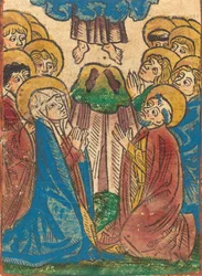 Himmelsfärd, c. 1490.