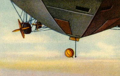 Bestigning av zeppelin, arktisk expedition, 1932.