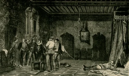 Mordet på Henrik, hertig av Guise, december 1588, 1890.