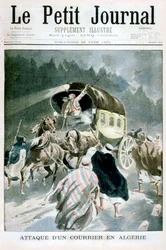Attack mot en kurir i Algeriet, 1901