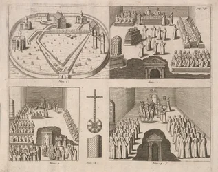 Publik på den ryska tsaren, Moskva. Utgiven av Jacob Ulfeldt, 1578.