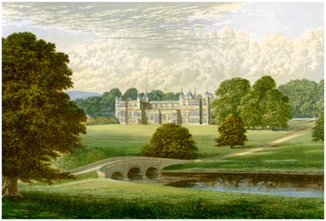 Audley End, Essex, hem för Lord Braybrooke, c1880