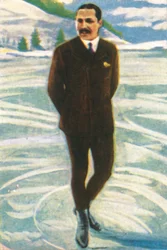 Den österrikiske konståkaren Willi Böckl, 1928.